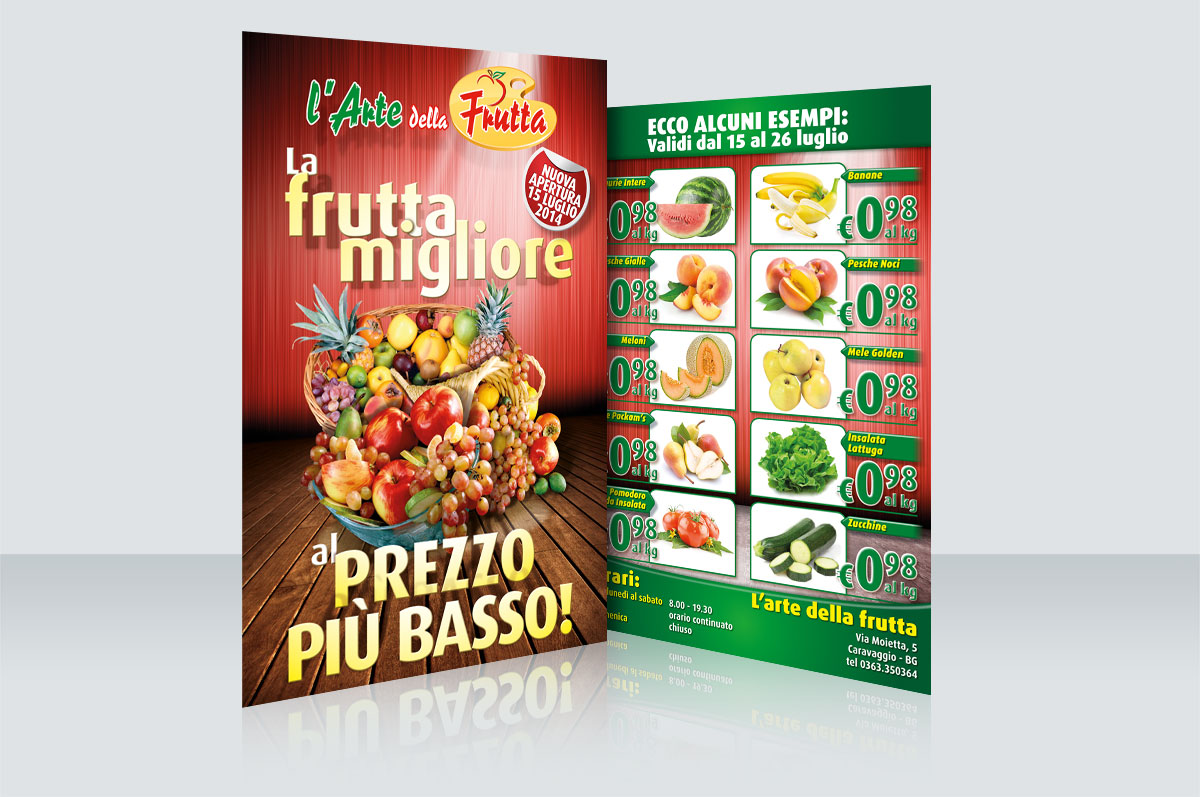 Brochure e Volantini Ortofrutta