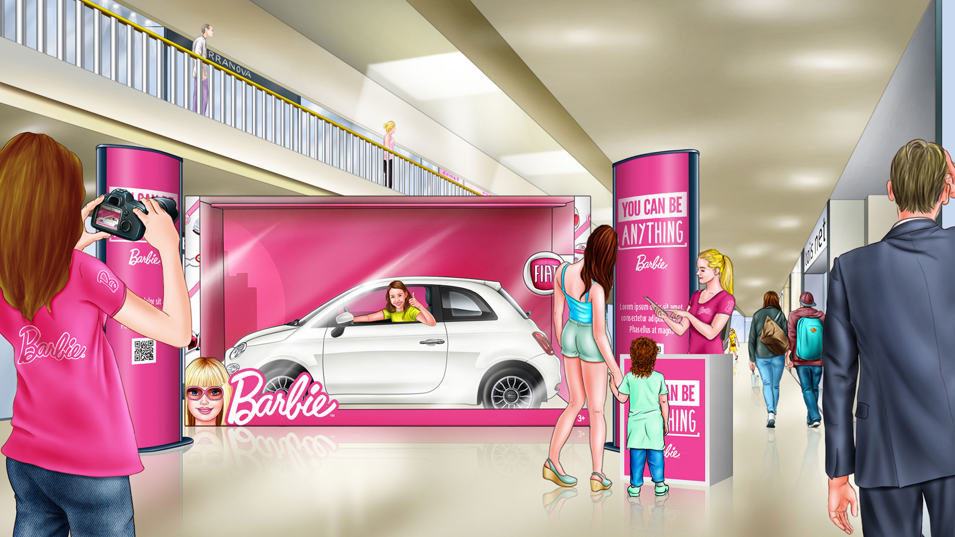 Storyboard Barbie Fiat 500