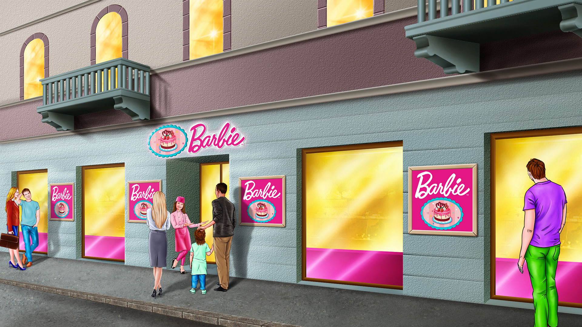 Storyboard Barbie Pasticceria