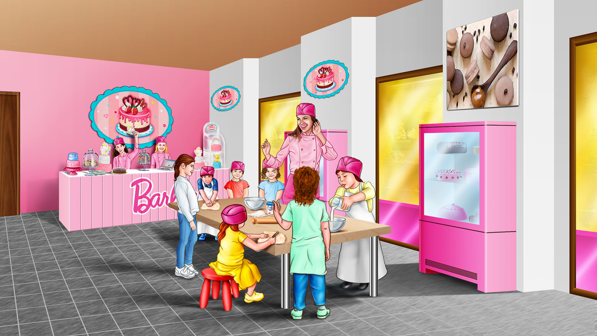 Storyboard Barbie Pasticceria