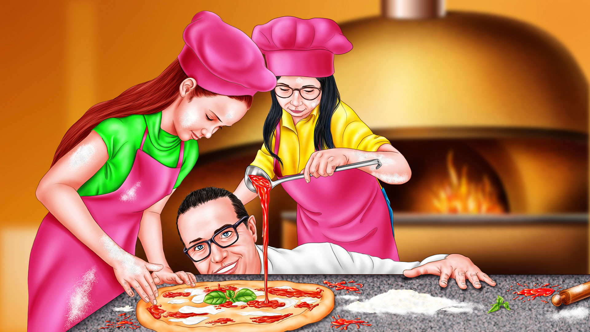 Storyboard Barbie Pizzaiola