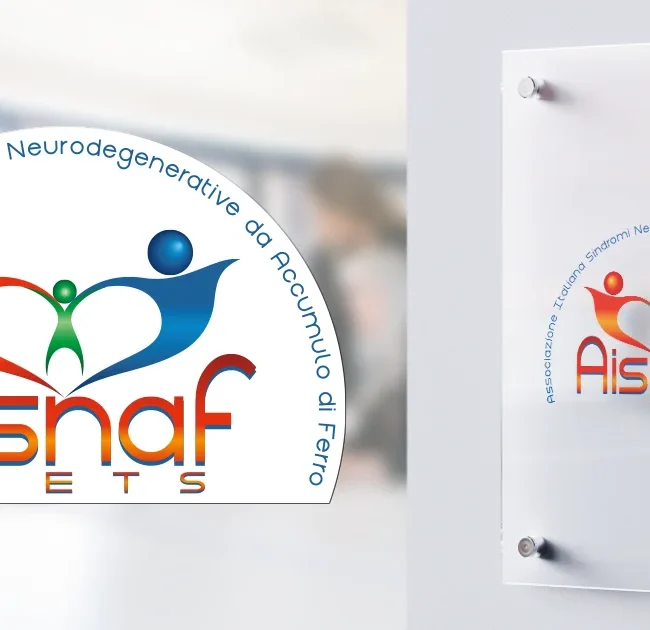Logo AISNAF ETS inciso su targa da ufficio personalizzata