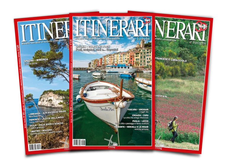 Impaginazione rivista Itinerari e Luoghi – Studio Pigna