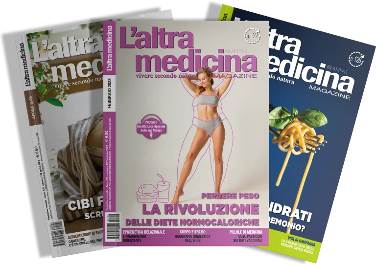 Impaginazione rivista L'Altra Medicina – grafico editoriale Studio Pigna