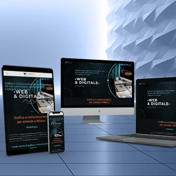 Realizzazione siti web professionali per aziende a Milano: responsive su desktop, tablet e smartphone — StudioPigna